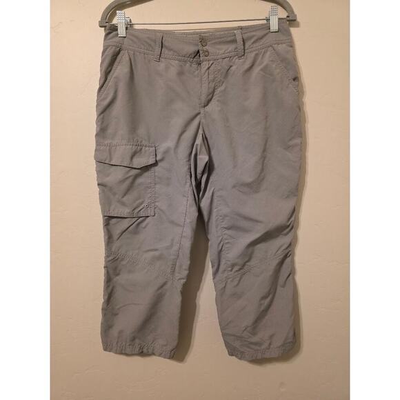 Columbia Pants - Columbia PFG Capri Pants Gray Hiking Fishing Utility Outdoor Y2K